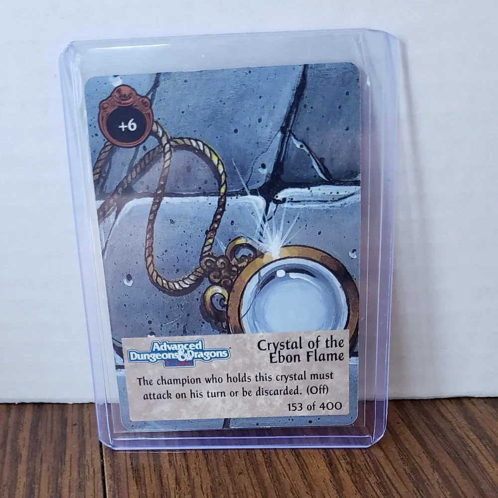 TSR Spellfire CCG 1st Ed. AD&D Crystal Of The Ebon Flame Card #153